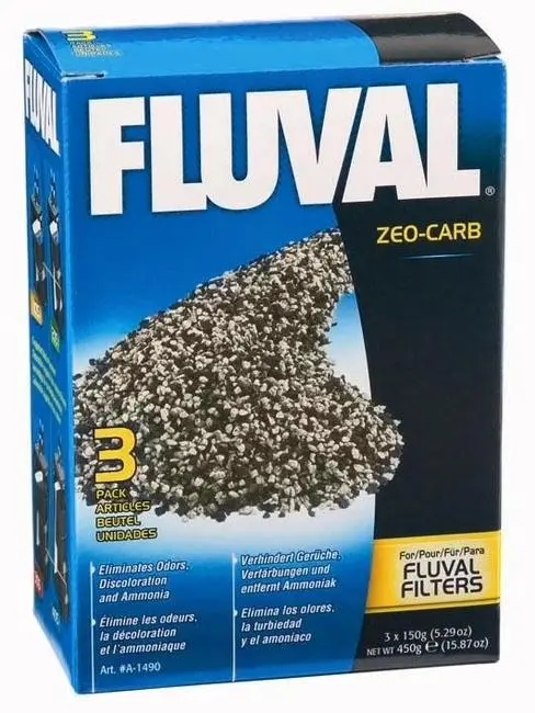Fluval Zeo-carbolit 3 x 150 gram